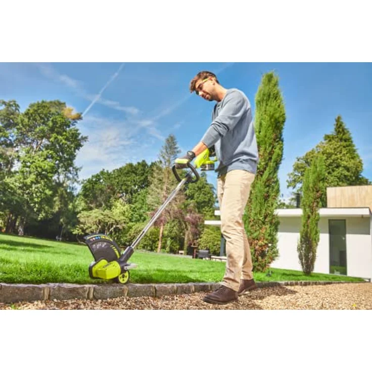 RYOBI - Kantenschneider/Kantenschneider, 18 V – Ø 33 cm – Kantenschneidefunktion mit Fußsteuerung – Ø Draht 1 x 1,65 mm Akku und Ladegerät – RY18LT33A-0 – Bild 3