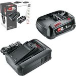 Bosch Akku und Schnellladegerät Starter Set 18V (2,5Ah Li-Ionen-Akku; Schnellladefunktion; POWER FOR ALL 18V Alliance) - Preisvergleich