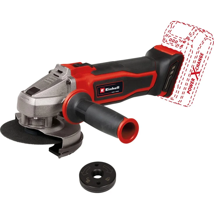 Einhell, Winkelschleifer, TE-AG 18/115 Q Li Solo Akku-Winkelschleifer (115 mm) – Bild 1