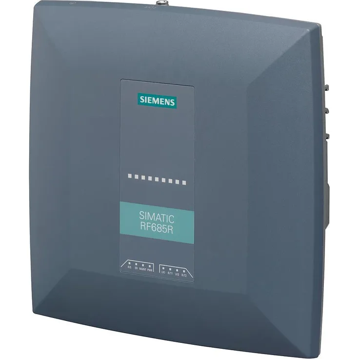Siemens SIMATIC RF600, UHF Schreib-/Lesegerät mit integrierter Verarbeitungslogik, IP65 Schutzgrad, bis zu vier externe Antennen