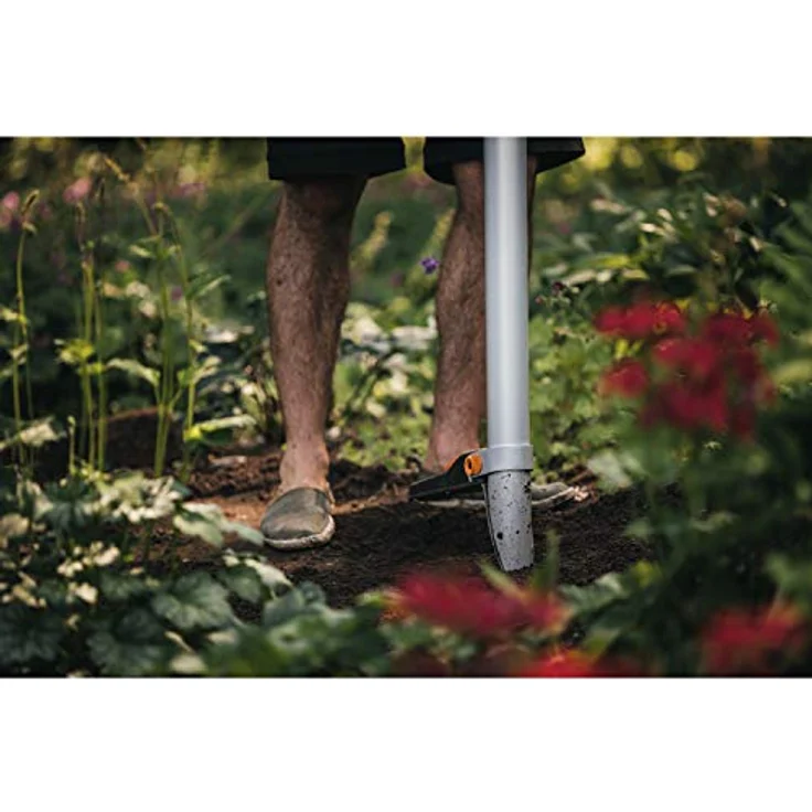 Fiskars Blumenzwiebel-Pflanzer, Xact, Länge: 1,05 m, Gewicht: 1,96 kg, Aluminium/Kunststoff, Schwarz/Orange/Weiß, 1057077 – Bild 5