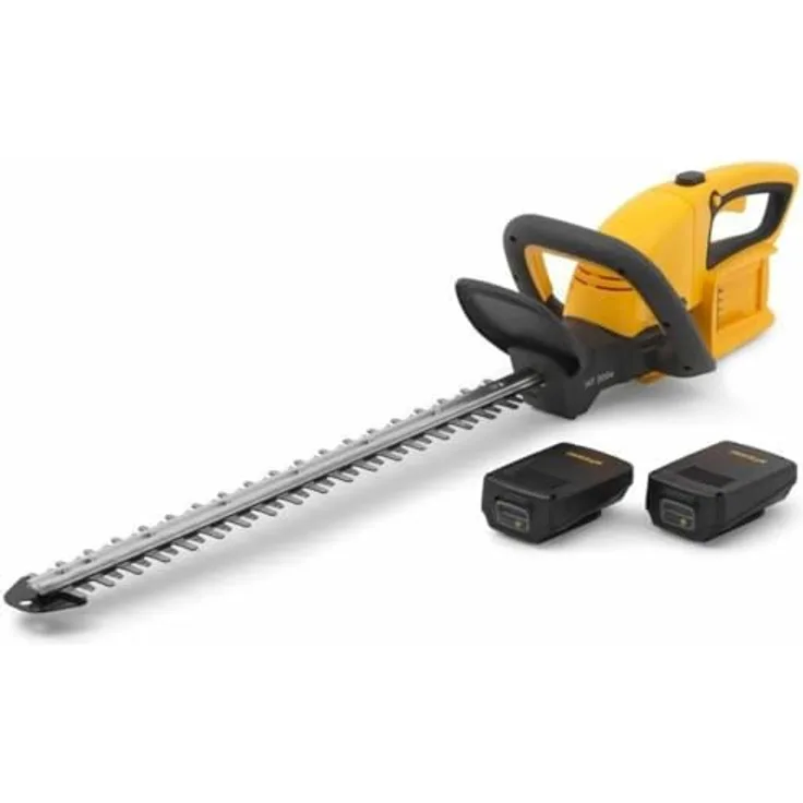 STIGA HT 300e Kit Akku-Heckenschere, 54 cm Klinge, 2 x 20V ePower Akkus, präzises und leises Schneiden, Akkus