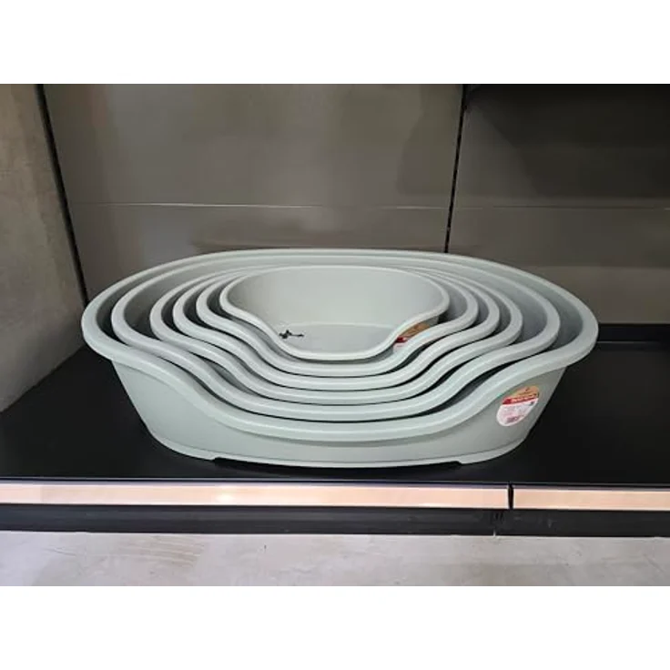 Flamingo Hundebett Tuck, Oval Grün, Größe M (70 × 47 × 22 cm), Praktisch, Stilvoll & Leicht zu Reinigen – Bild 5