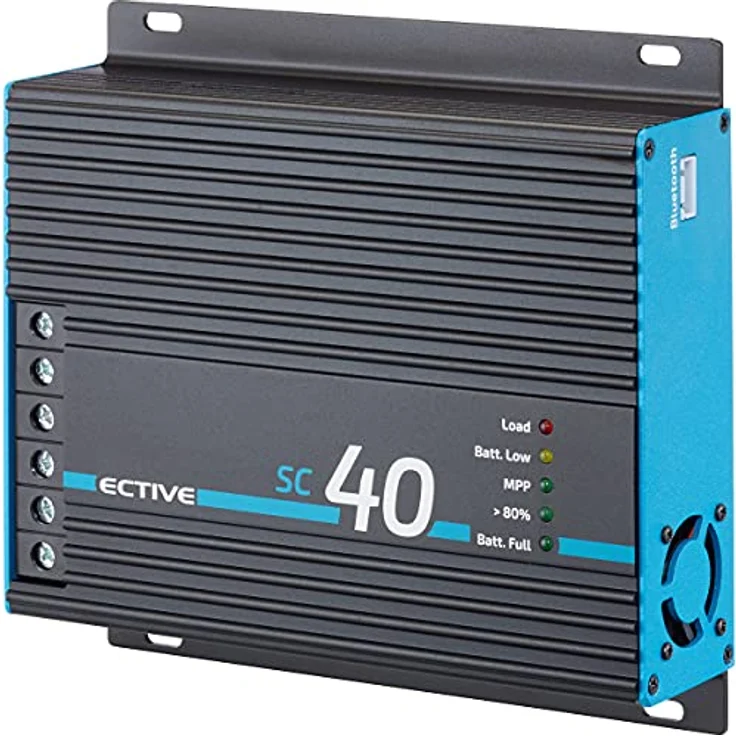 ECTIVE MPPT- Laderegler SC 40- 12/24V, 40A, 480/960Wp, 50V, Temperatursensor, PV Überlastungs- Überspannungsschutz-Solarregler, Ladegerät Controller, Solarkonverter, Solar Panel Regulator, Solar-Laderegler – Bild 2