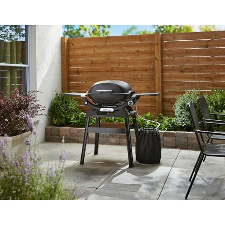 Weber Q2200N, Gasgrill mit Stand, stabiler Alugussdeckel, elektrische Zündung, Schwarz – Bild 13