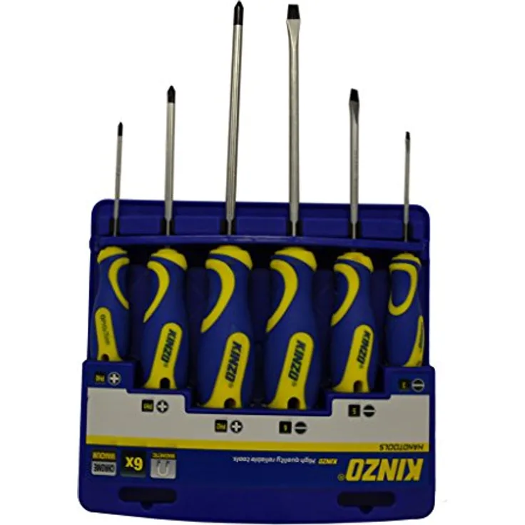 KINZO Screwdriver Set CR-V ST 6 Stück, 54147