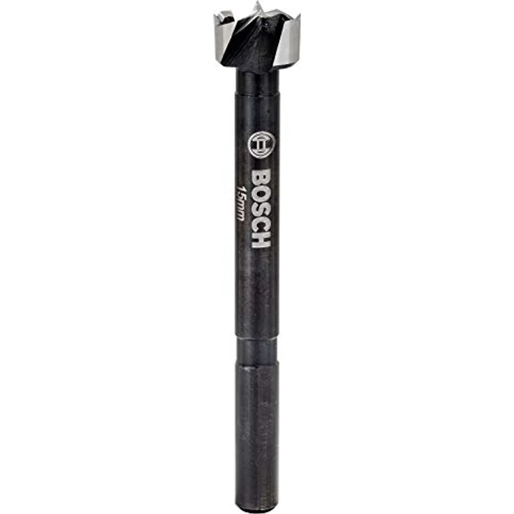 Bosch Accessories 2608577003 Forstnerbohrer 15 mm, Holzbohrer für präzise Löcher mit zahnförmigem Design und 3-seitigem Schaft – Bild 1