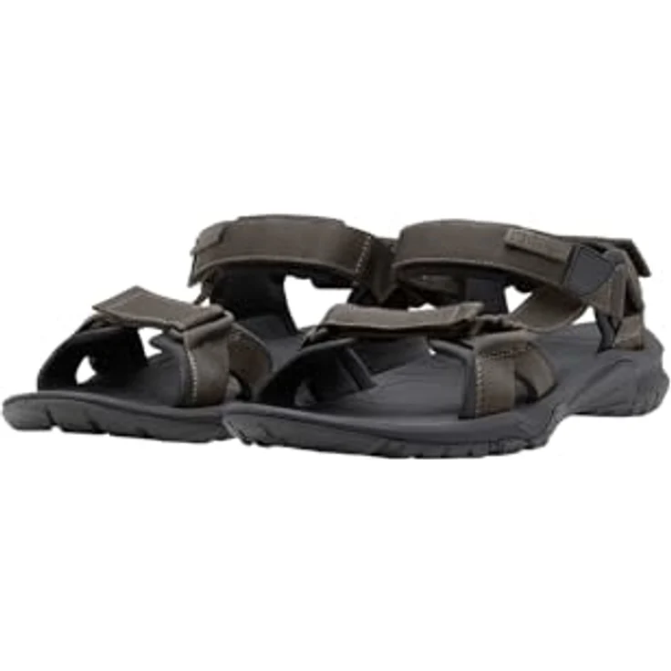 Jack Wolfskin Lakewood Ride Sandal M, Herren Sicherheitssandalen mit verstellbaren Riemen, Braun, Größe 47 – Bild 3