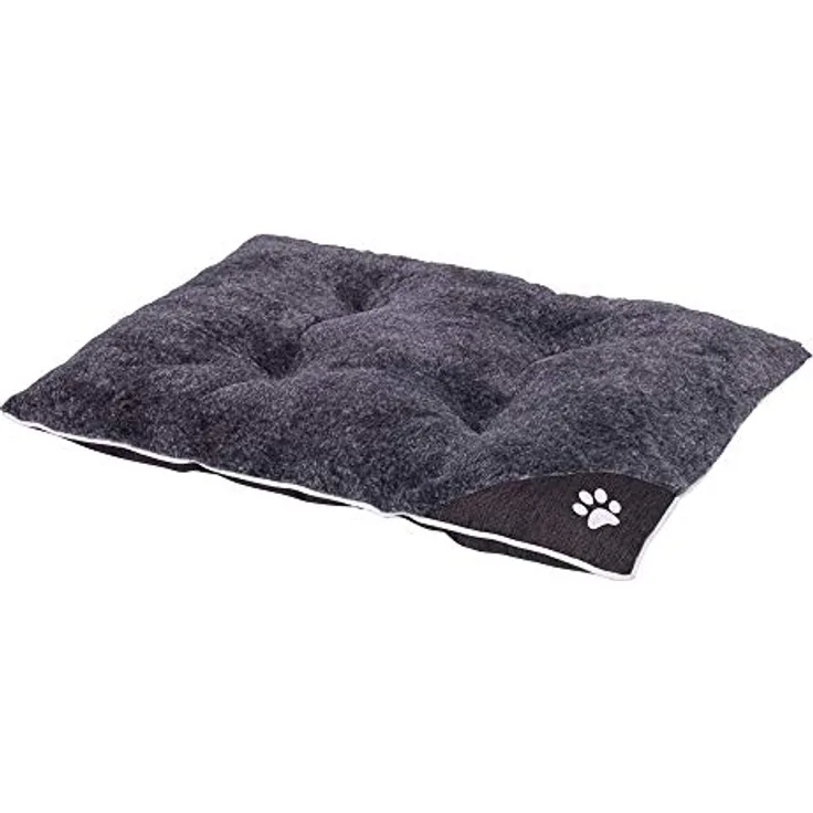 Nobby Komfortkissen eckig Classic "SAMA" dunkelgrau 100 x 85 x 12 cm