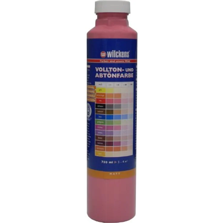 Wilckens Farben Vollton- und Abtönfarbe 750ml, matte Wandfarbe für Innen- und Außenbereich, wetterbeständig und mischbar – Bild 4