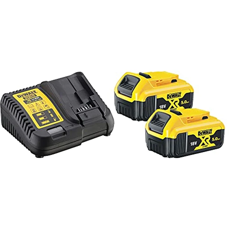 DeWalt Starter-Kit 2 x 5,0 Ah Akkus DCB115P2 + Ladegerät – Bild 2