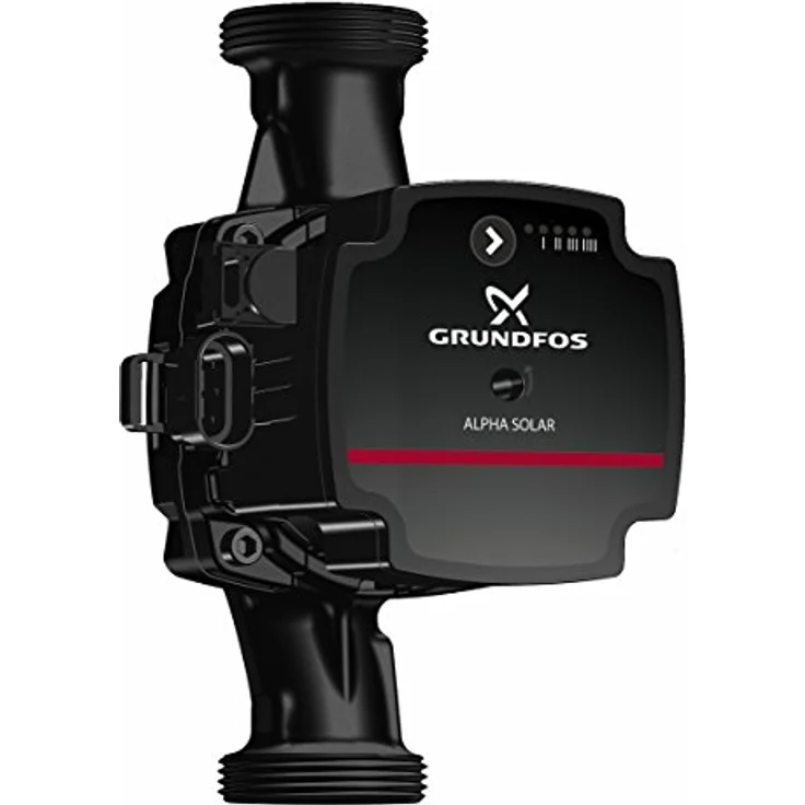 Grundfos ALPHA SOLAR 25-75 180, Hocheffizienz-Umwälzpumpe für Solarwärmeanlagen, 230 V, Rp 1" – Bild 2
