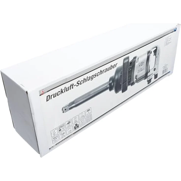 BGS Diy 3288 Druckluft-Schlagschrauber 25 mm (1") 2200 Nm, Außenvierkant, 3900 U/min, 7,9 bar, blau – Bild 6