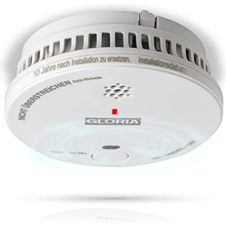 GLORIA R-1 Rauchwarnmelder mit 3 Jahren Garantie und wechselbarer 9V Block Batterie – Bild 1