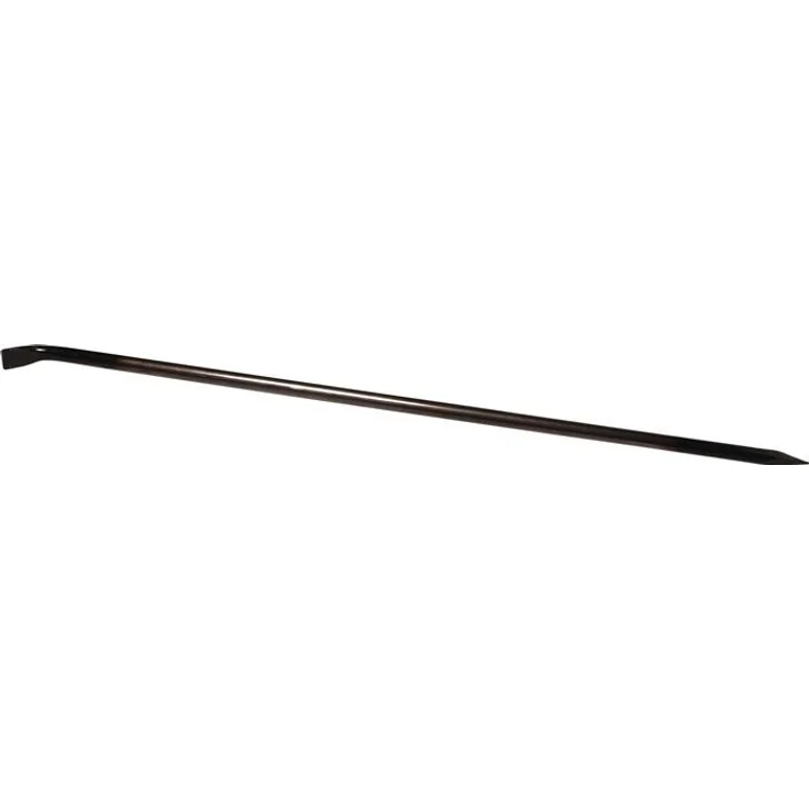 Krumpholz Brechstange, Meißel L. 1250 mm, B. 45 mm, schwarz lackiert mit gebogenem Fuß und Spitze