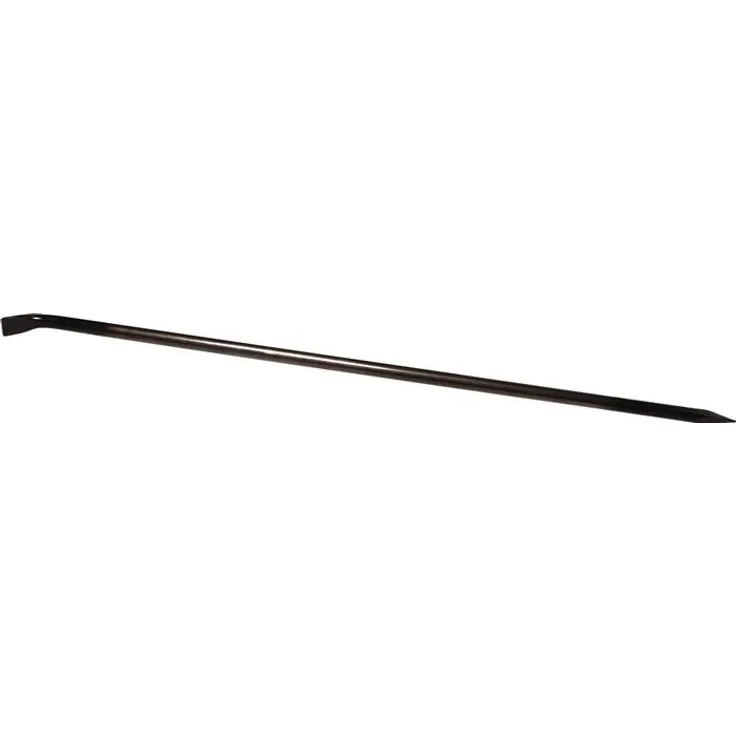 Krumpholz Brechstange, Meißel L. 1250 mm, B. 45 mm, schwarz lackiert mit gebogenem Fuß und Spitze