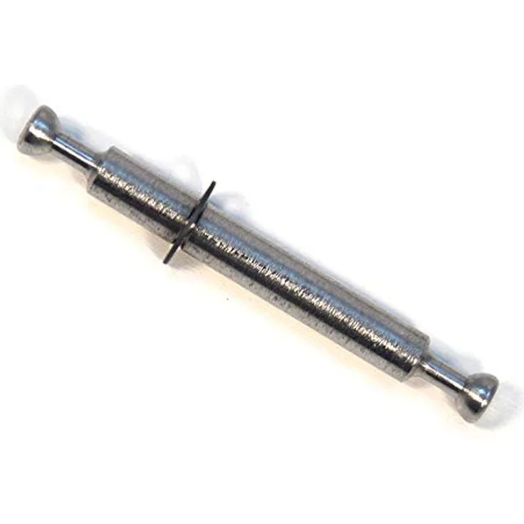 Doppelbolzen Häfele Minifix mit Seegerring Bolzenbohrung 8mm Mittelwandverbinder (4, W19/B24)