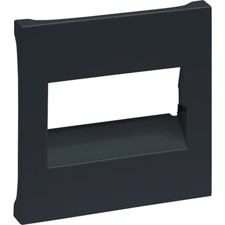 Legrand SEANO Abdeckung RJ45 für 1- und 2-fach Datendosen, anthrazit lackiert, Schutz vor Staub und Beschädigungen, IP20 – Bild 1