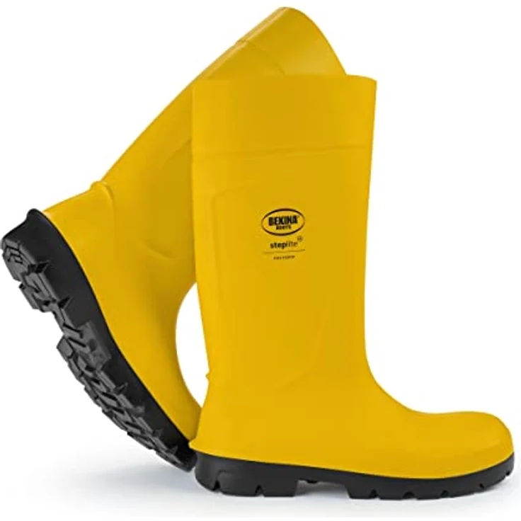 Bekina Steplite EasyGrip Stiefel S5, Sicherheitsschuh nach EN ISO 20345:2011, gelb/schwarz, Größe 47 – Bild 1