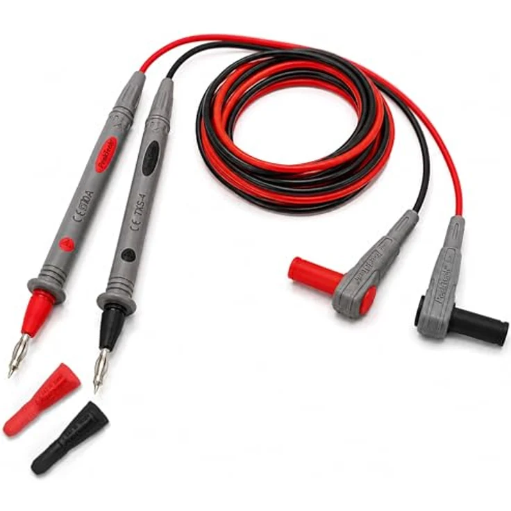 PeakTech Multimeter PeakTech TKS-4: 4mm Sicherheitsprüfleitungen mit Federkontakt, (1 St) – Bild 2