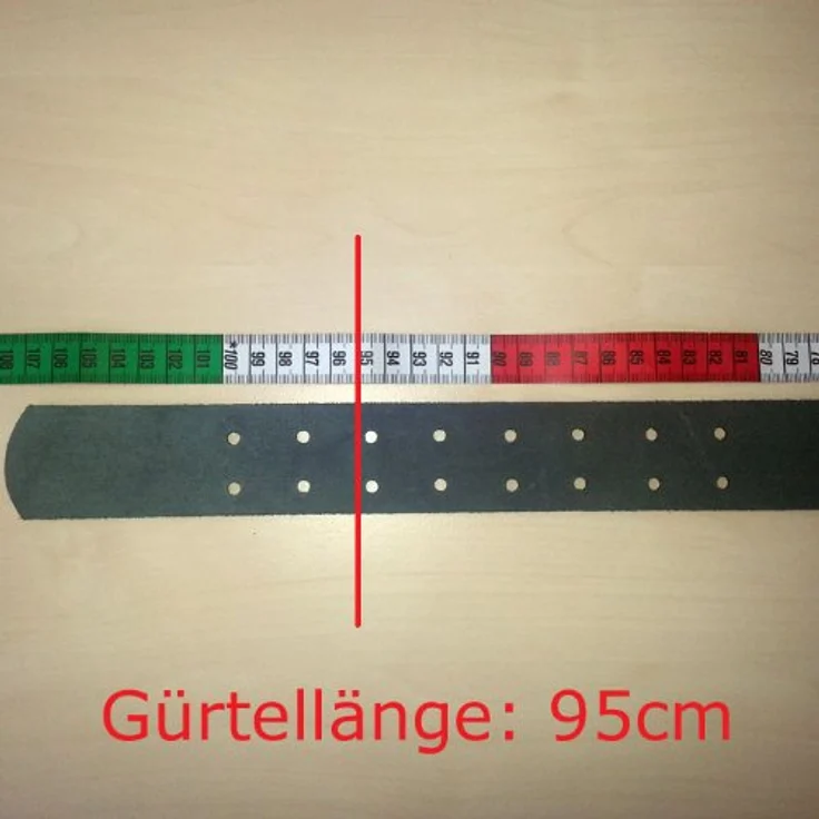 FHB Ledergürtel CARSTEN 85001 Doppeldorn Gürtel aus Rindleder schwarz, Farbe: 20 schwarz, Größe: 110 - Preisvergleich – Bild 2