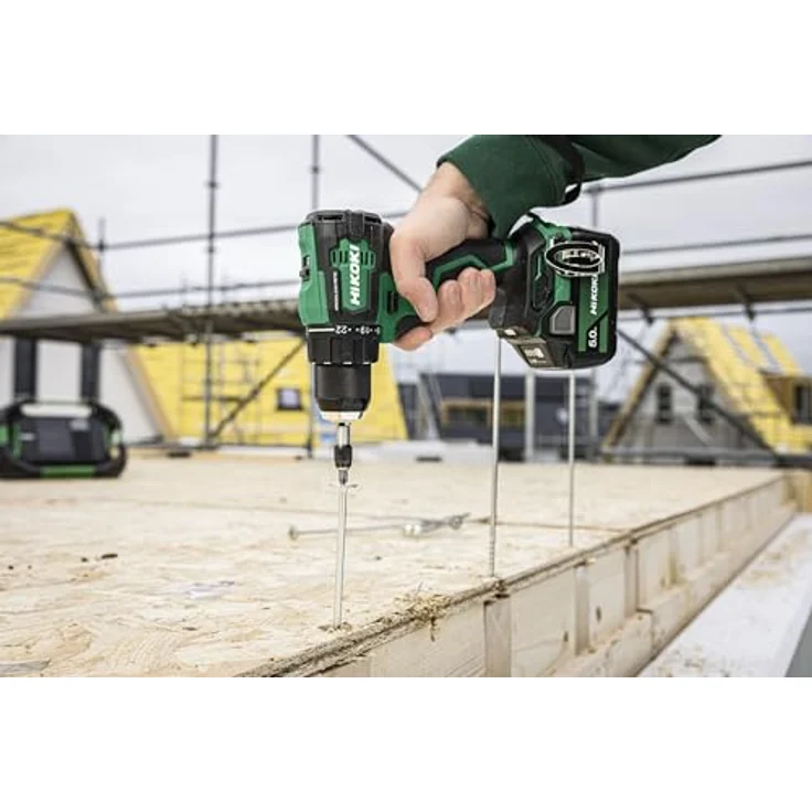 Hikoki Akku-Bohrschrauber DS18DE (Basic), Brushless Motor, 22-fach verstellbares Drehmoment, 13 mm Metall-Schnellspannbohrfutter, automatisierte Spindelarretierung, ohne Akku und Ladegerät, Kartonverpackung – Bild 3