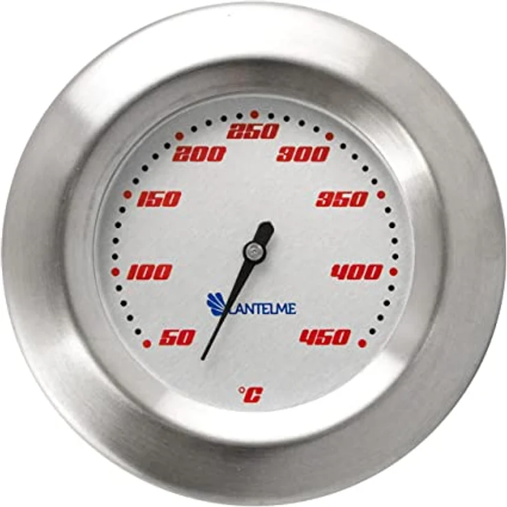 Lantelme Grillthermometer 450 Grad für die Grillhaube Thermometer passend zu allen Smoker Grill Bbq Kohlegrill Kugelgrill zum Einbau Nachrüsten an Grilldeckel – Bild 2