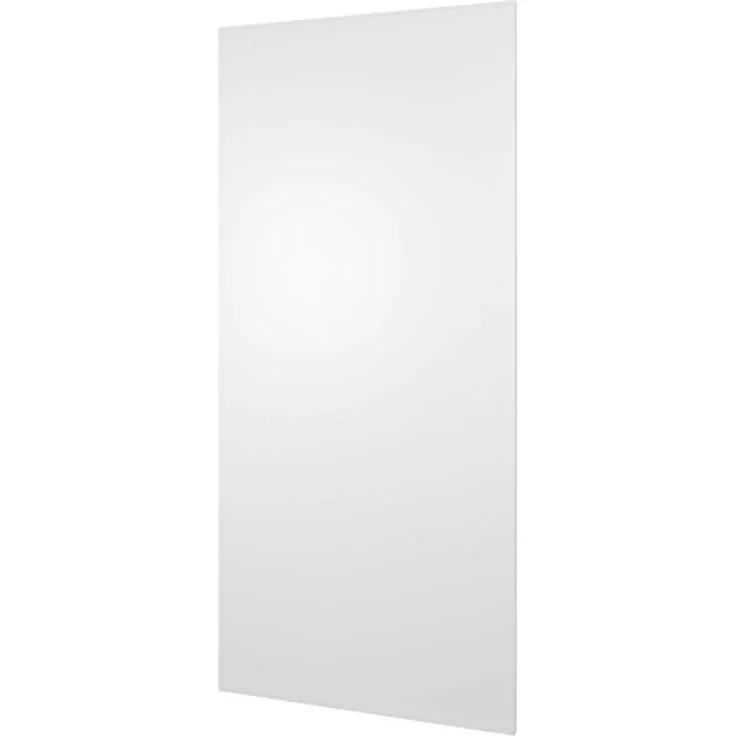 inova Schiebetür Holz Komplettset weiß 755 x 2035 mm Schienensystem mit Alu Laufschiene inkl. Beschlagset und Quadratgriff – Bild 3