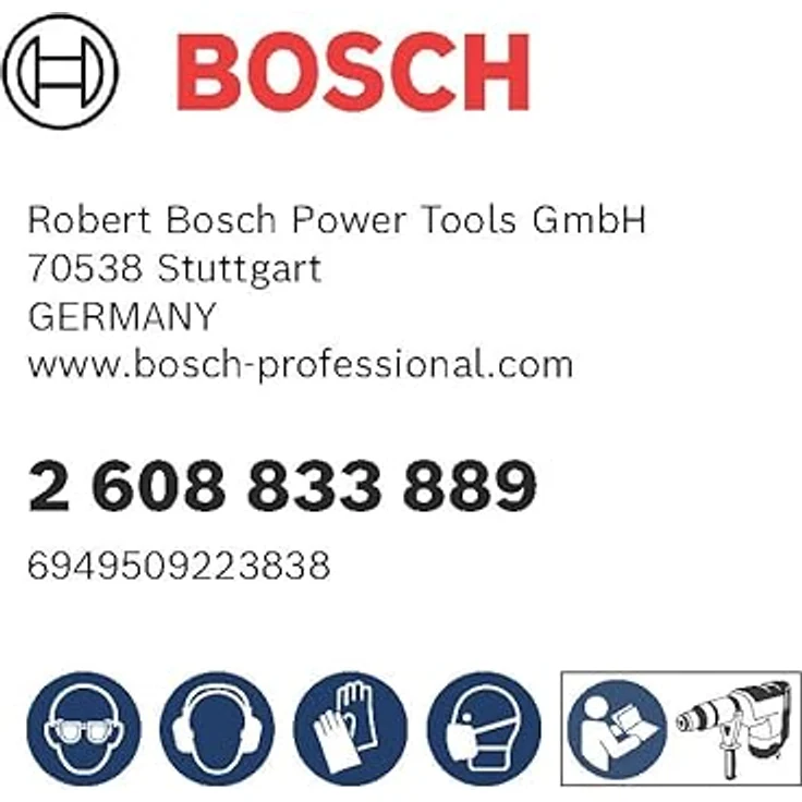 Bosch PRO SDS plus-5X Hammerbohrer, 10er-Pack, 5 x 50 x 110 mm, langlebig für Stahlbeton – Bild 6