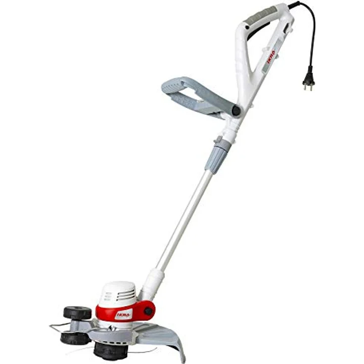ikra GmbH Elektro-Rasentrimmer IGT 650 D-TC, 25 cm Messer, 30 cm Faden, 650 Watt, höhenverstellbare Teleskopstange – Bild 1