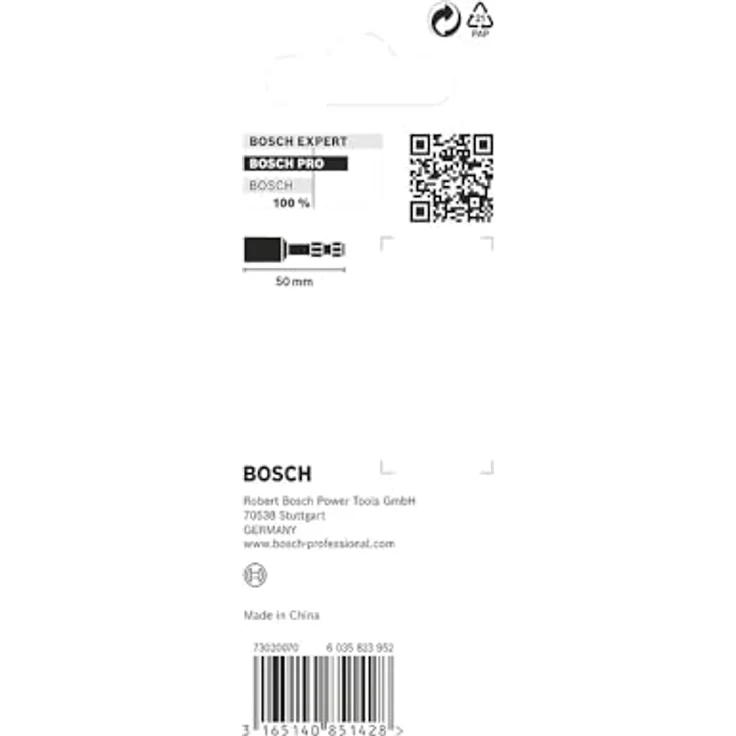 Bosch Accessories 2608522352 Steckschlüssel-Bit-Einsatz 10 mm 1/2', robust für Schlagschrauber, S2-modifizierter Stahl – Bild 3