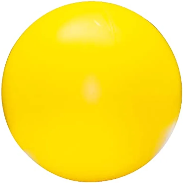 Schecker Treibball gelb aus hartem Kunststoff ca. 25 cm