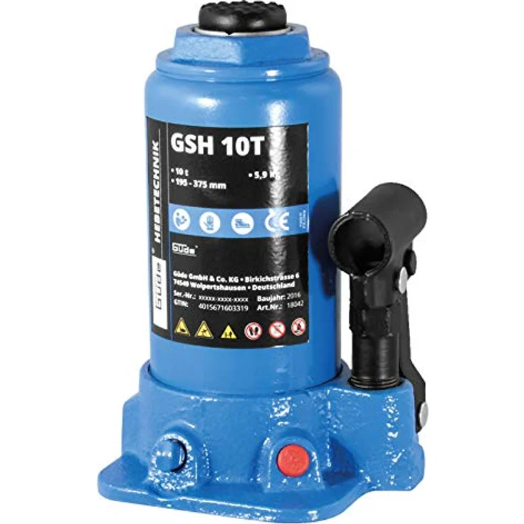 Güde Stempelwagenheber GSH 10T Max. Hebelast: 10t (18042) – Bild 2