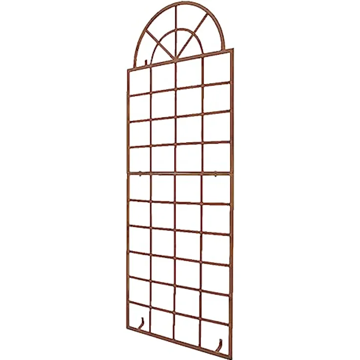 CLP Rankhilfe Viva, 2 St., 2er Set, aus Eisen zur Wandbefestigung, antike Patina, 180 cm x 70 cm, stabil & handgefertigt – Bild 4