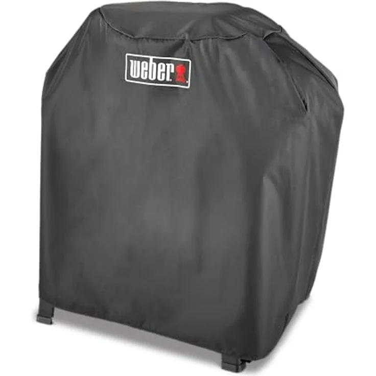 Weber Premium Grill Abdeckhaube für Lumin mit Stand, atmungsaktiv, UV- & wasserbeständig, mit Klettverschluss - Schwarz (3401289) – Bild 3