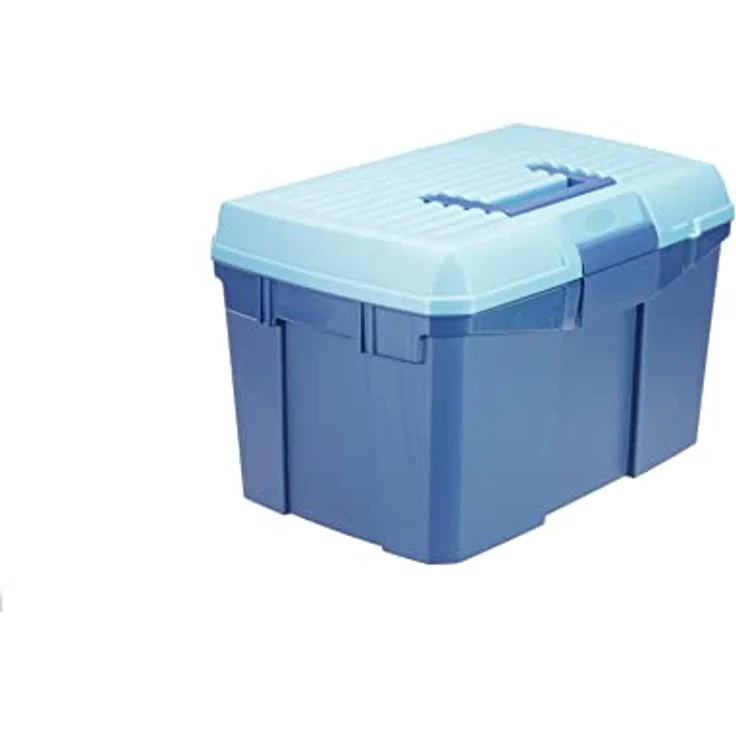 Kerbl Fellbürste Putzbox 7-teilig befüllt 321775 (1-tlg), Komplett mit herausnehmbarem Einsatz – Bild 4