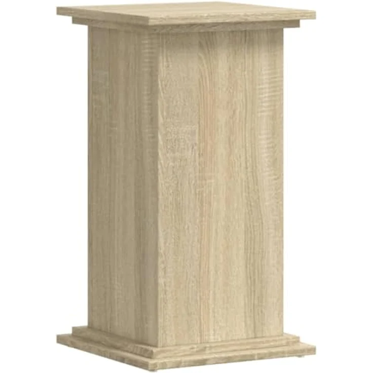 vidaXL Blumenständer Pflanzenständer Sonoma-Eiche 33x33x60 cm Holzwerkstoff (1 St) mit großer Oberfläche und zeitlosem Design – Bild 8