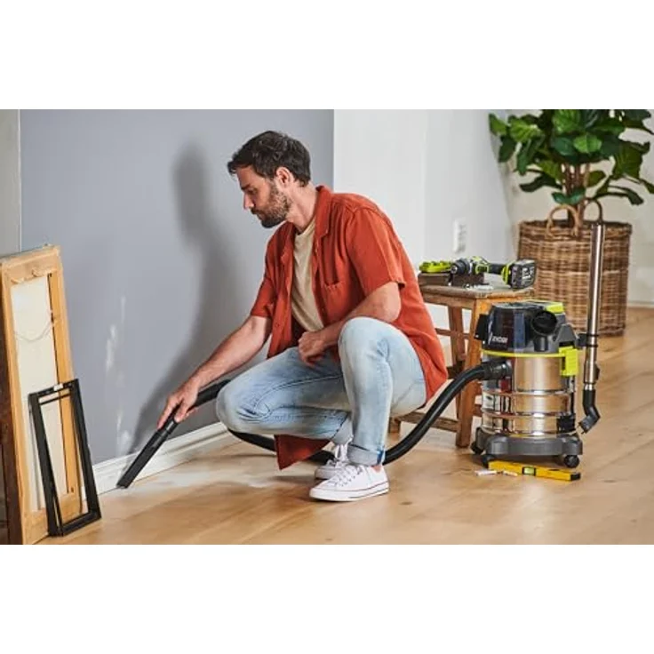 Ryobi R18WDV-0 18 V Akku-Nass-und Trockensauger - Ryobi beutellos 18 Liter – Bild 3