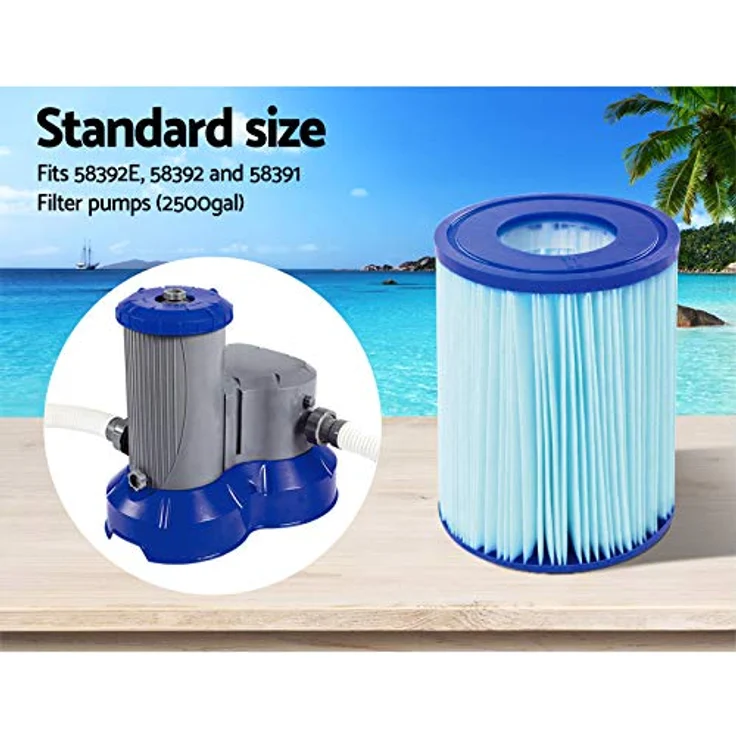 Bestway Filter Kartuschen Gr.2 Antimikrobiell für Bestway Filterpumpen, 2Stück – Bild 6