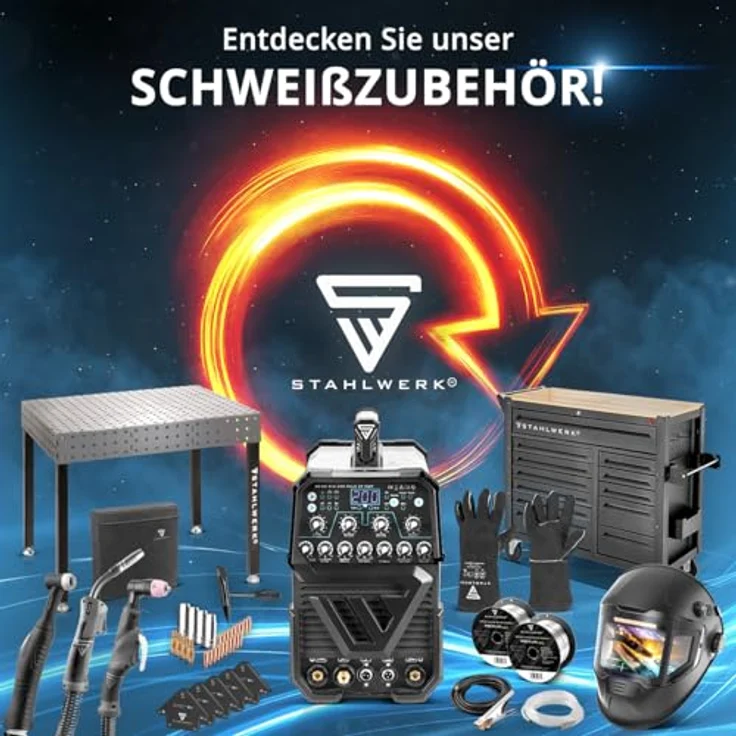 STAHLWERK FLUX 120 ST Digital, Schweißgerät mit Fülldraht, MMA, ARC, LIFT und TIG Funktion – Bild 13