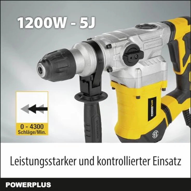 Elektrischer Bohrhammer 1.200 Watt – Bild 6