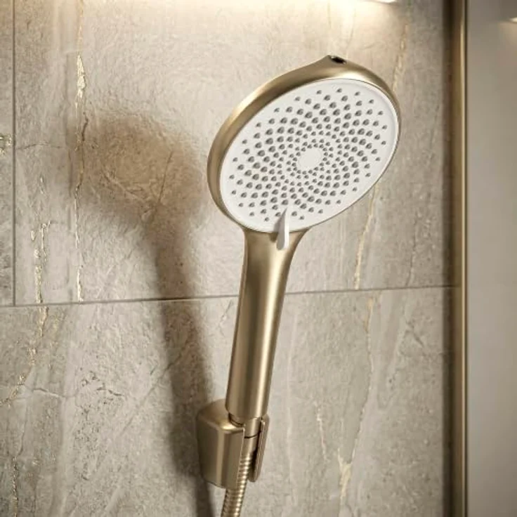 wohnwerk.idee Wannenarmatur Badewanne, Handbrause Set in Titan, Schwarz und Chrom Matt, moderne Gestaltung mit langlebiger Keramikkartusche – Bild 6