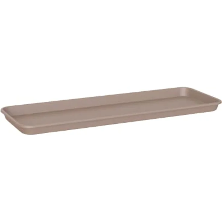 Rechteckige Untertasse, 50 cm, Taupe