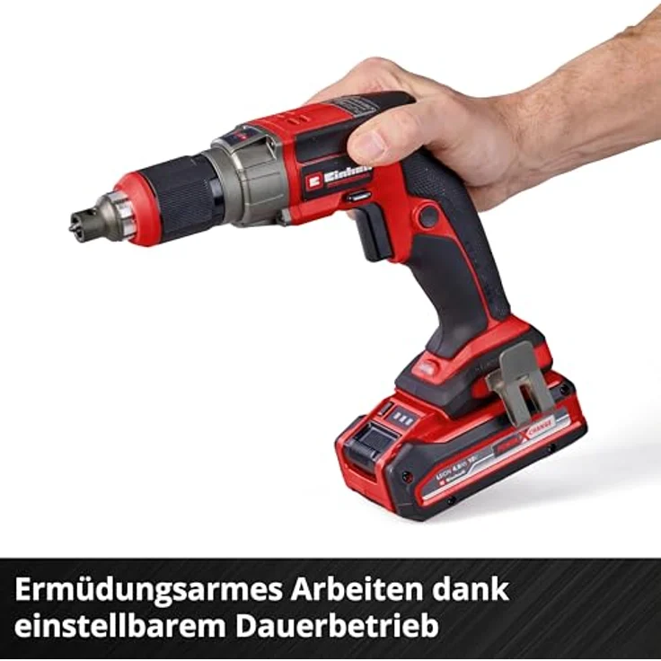 Einhell Akku-Trockenbauschrauber TP-DY 18 Li BL, bürstenloser Motor, mit Magazinaufsatz, ohne Akku und Ladegerät – Bild 9