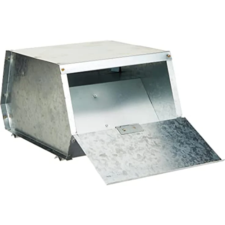 Kerbl Futterautomat f. Kaninchen 2 Freßplätze aus Metall 3L – Bild 3