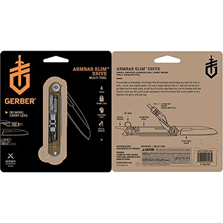 Gerber Unisex Armbar Multitool Einheitsgröße Burnt Bronze – Bild 7
