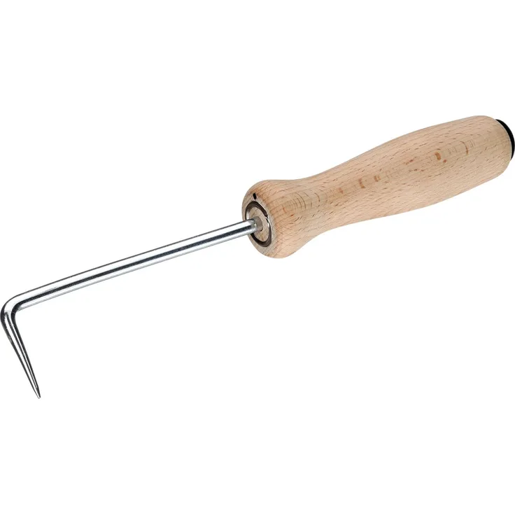 FREUND Nahtprüfer Nr. 04231000 Holzgriff Prüfnadel Dachdecker 250 mm 90° gebogen