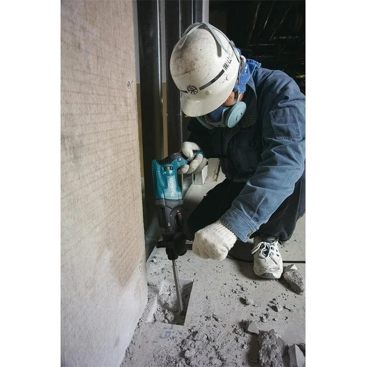 Makita HR2470 SDS-Plus-Bohrhammer - 780 Watt, 2,4 Joule, 4500 Schläge-min, mit Tiefenanschlag und Transportkoffer – Bild 3