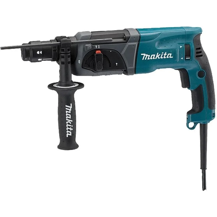 Makita HR2470 SDS-Plus-Bohrhammer - 780 Watt, 2,4 Joule, 4500 Schläge-min, mit Tiefenanschlag und Transportkoffer – Bild 2