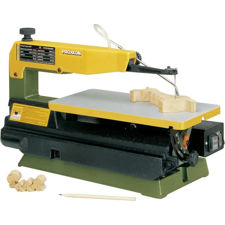 Proxxon 28 092, 205 W 2-Gang Dekupiersäge DSH, 205 Watt Leistung, 1.400 U-min – Bild 1